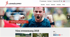 Desktop Screenshot of lidingoloppet.se